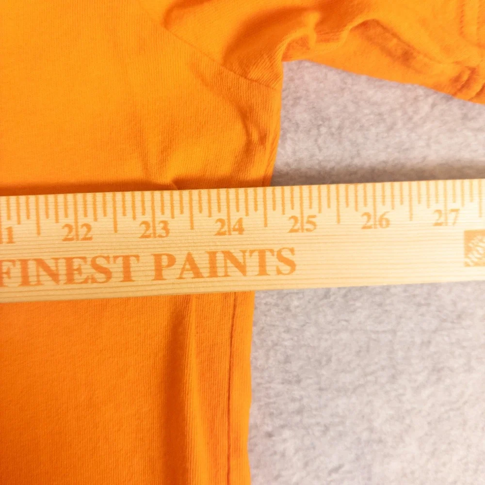 Nike Mens Not Running Sucks Graphic T-Shirt Orange XXL Regular Fit Short Sleeve
